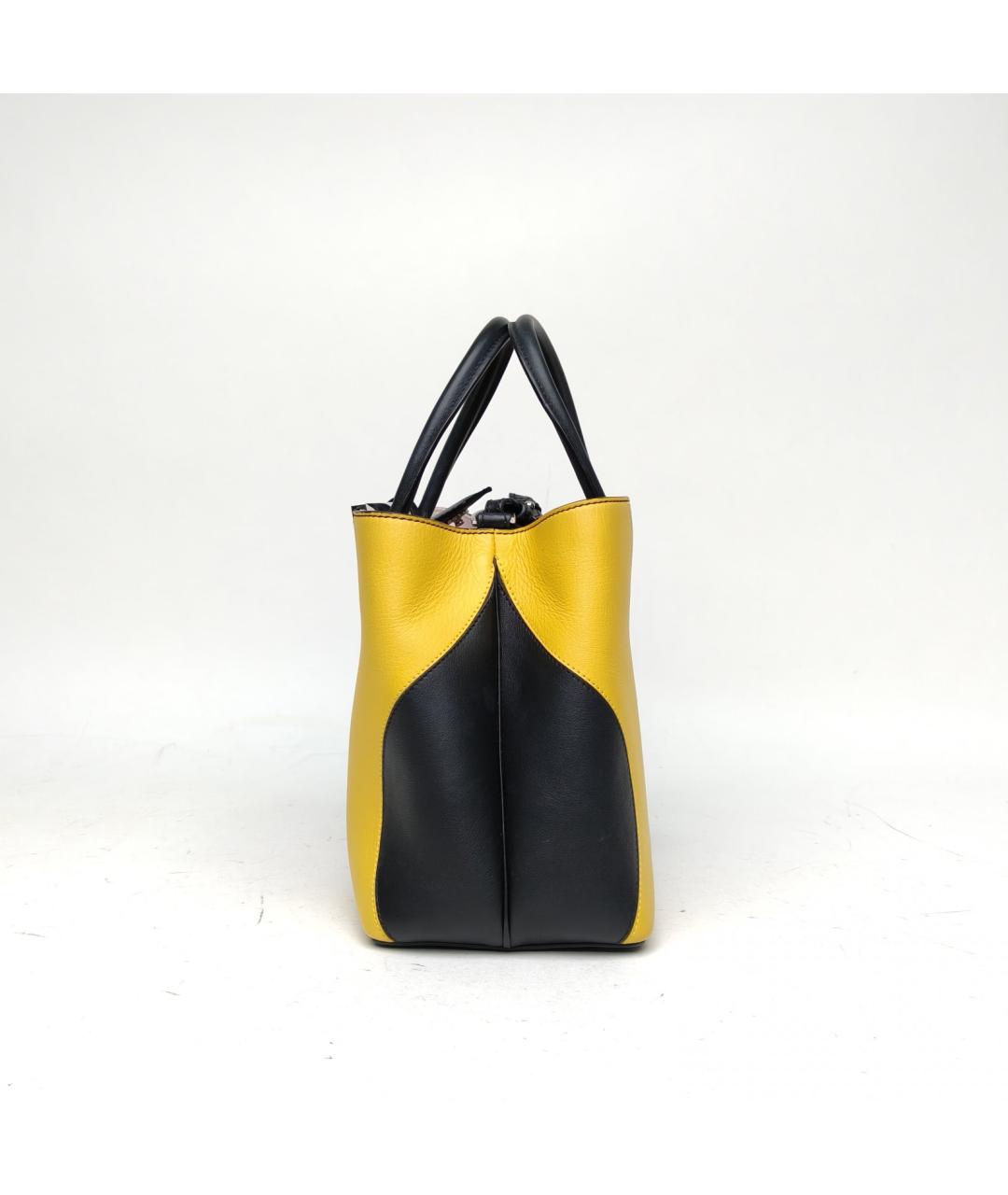 FENDI Кожаная сумка с короткими ручками, фото 3