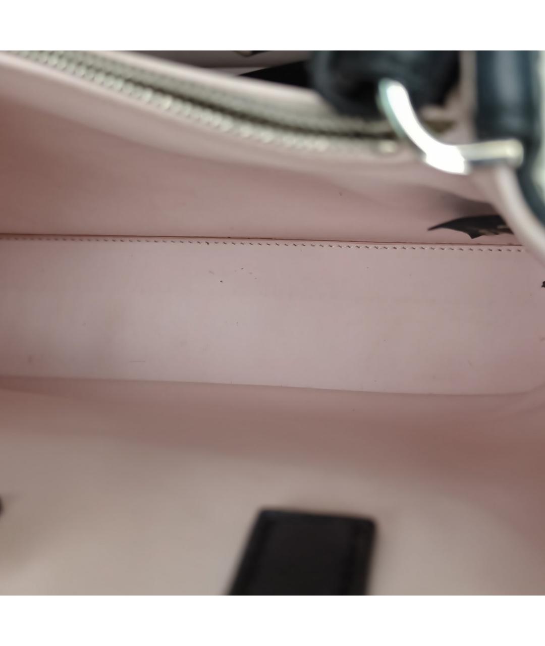 FENDI Кожаная сумка с короткими ручками, фото 7