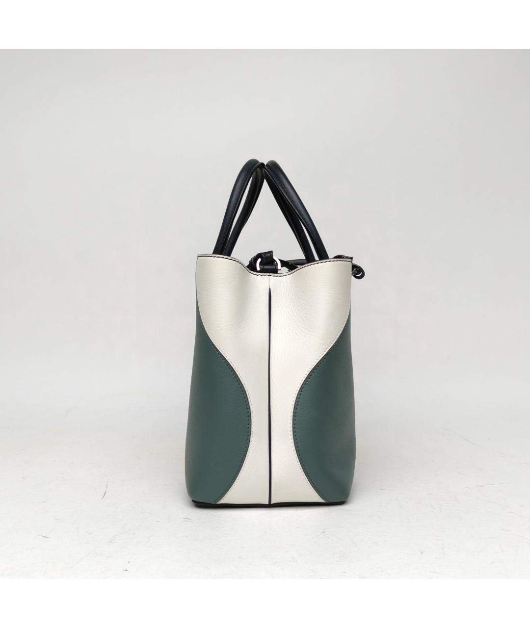 FENDI Кожаная сумка с короткими ручками, фото 5