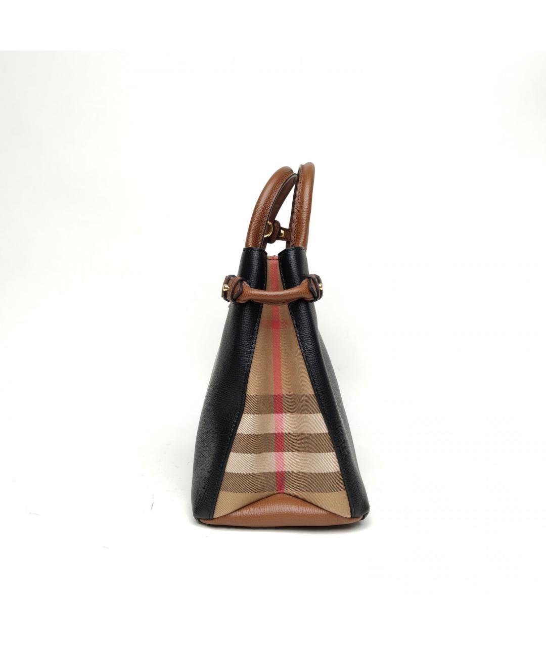 BURBERRY Черная кожаная сумка через плечо, фото 2