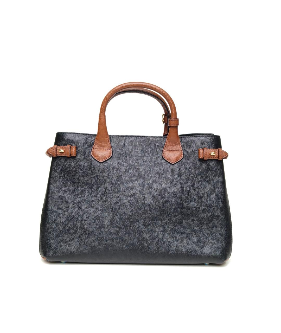 BURBERRY Черная кожаная сумка через плечо, фото 3