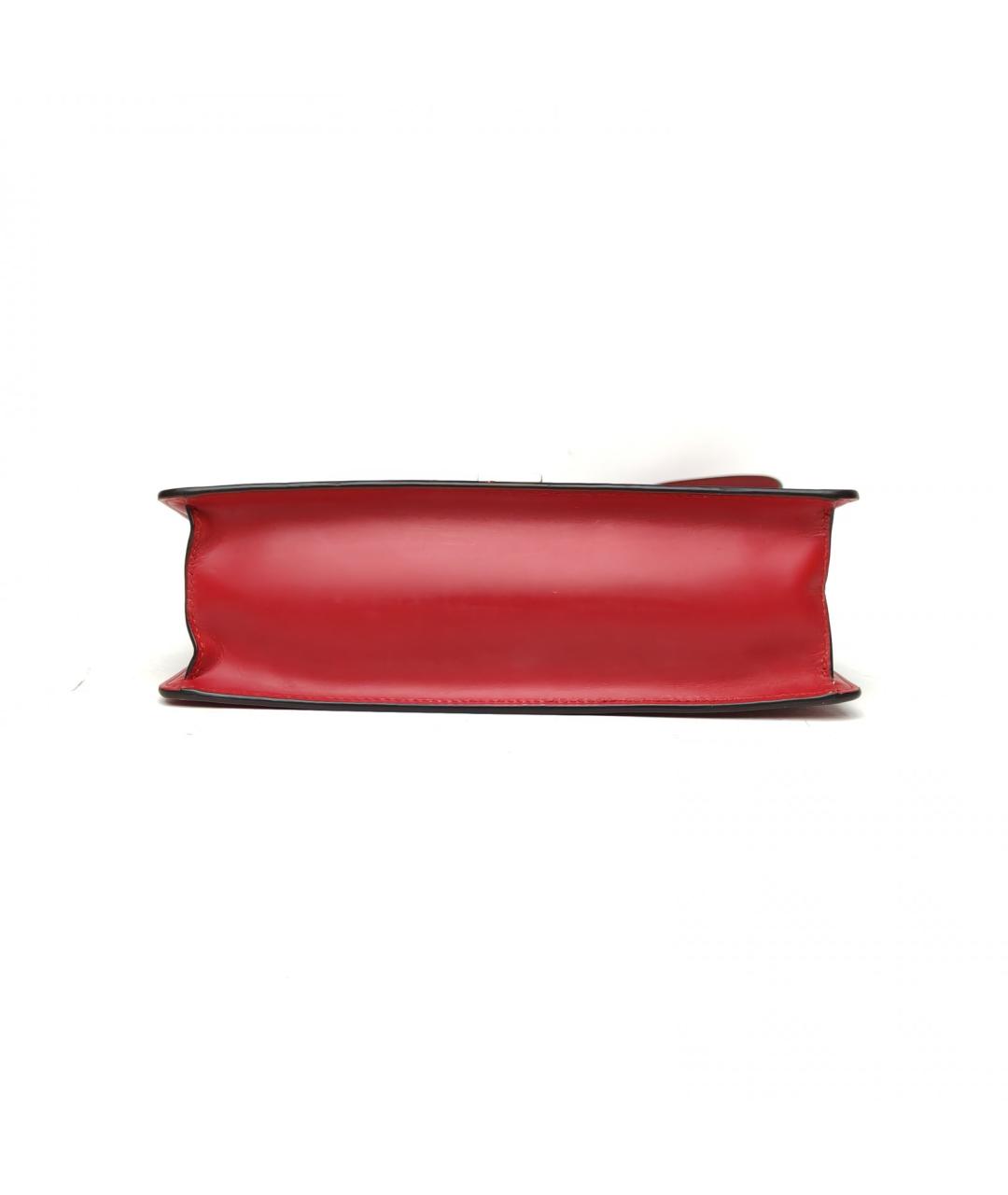 GUCCI Красная кожаная сумка через плечо, фото 6