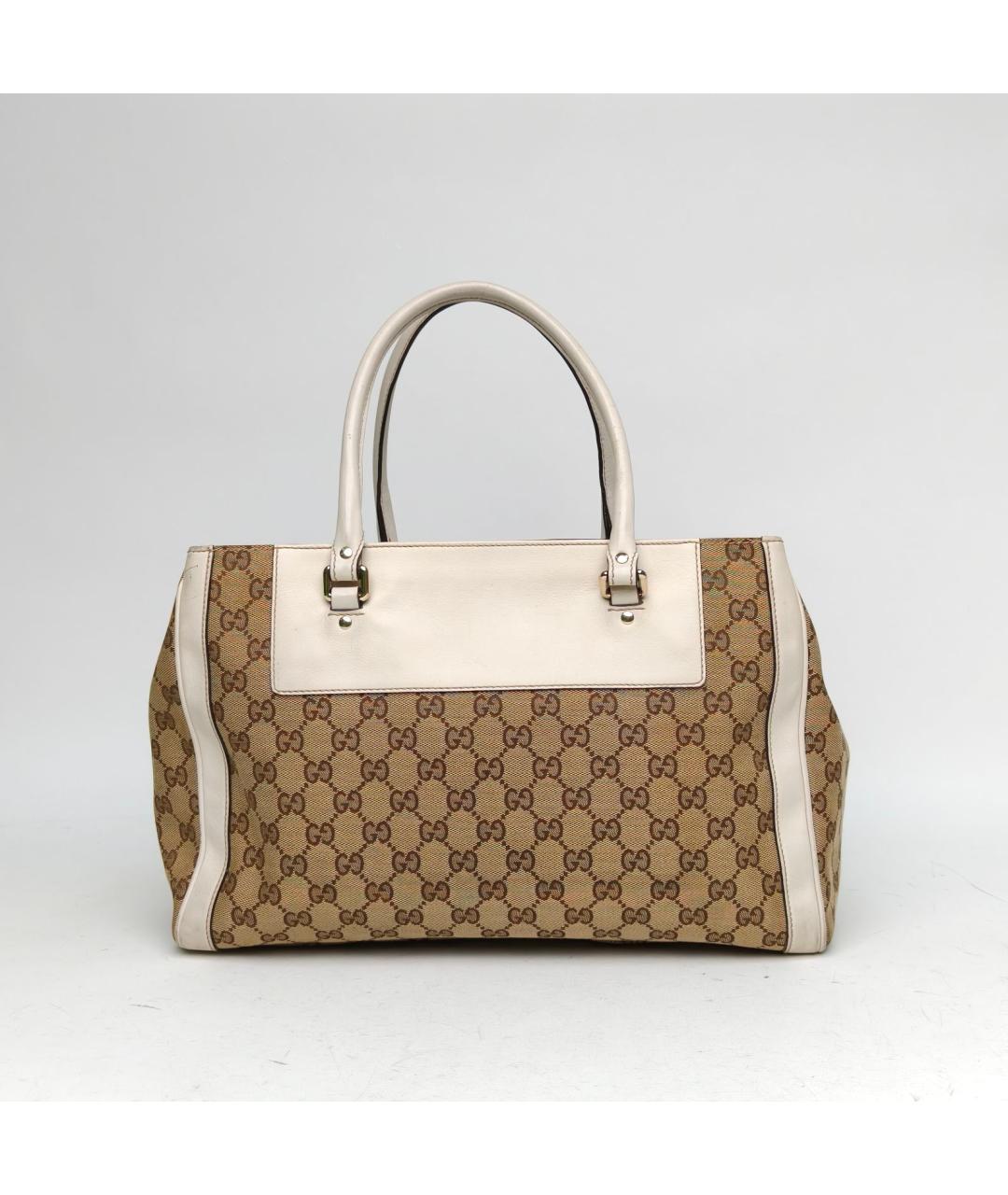 GUCCI Бежевая сумка тоут, фото 4