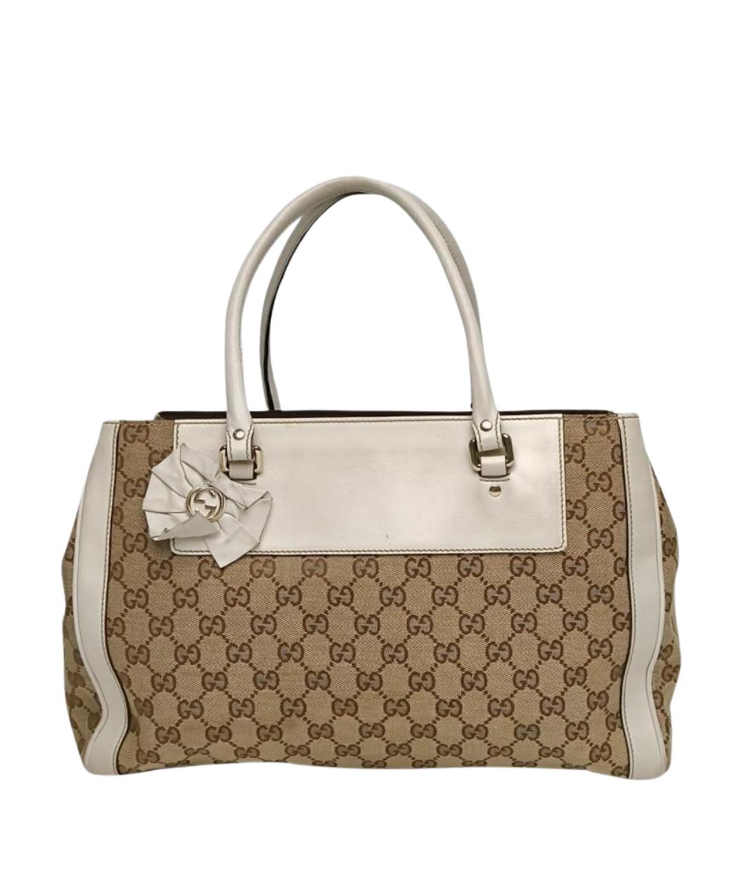 GUCCI Бежевая сумка тоут, фото 1