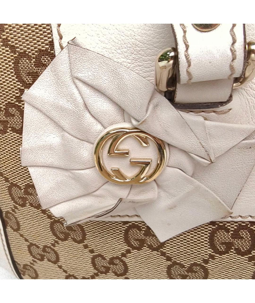 GUCCI Бежевая сумка тоут, фото 7