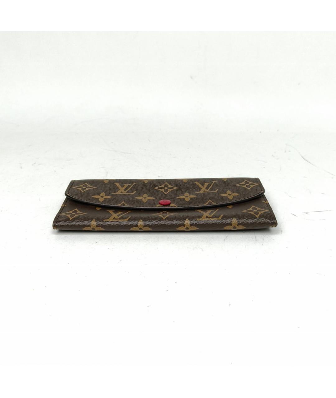 LOUIS VUITTON Коричневый кошелек, фото 6