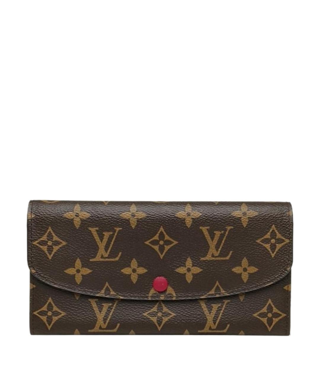 LOUIS VUITTON Коричневый кошелек, фото 1