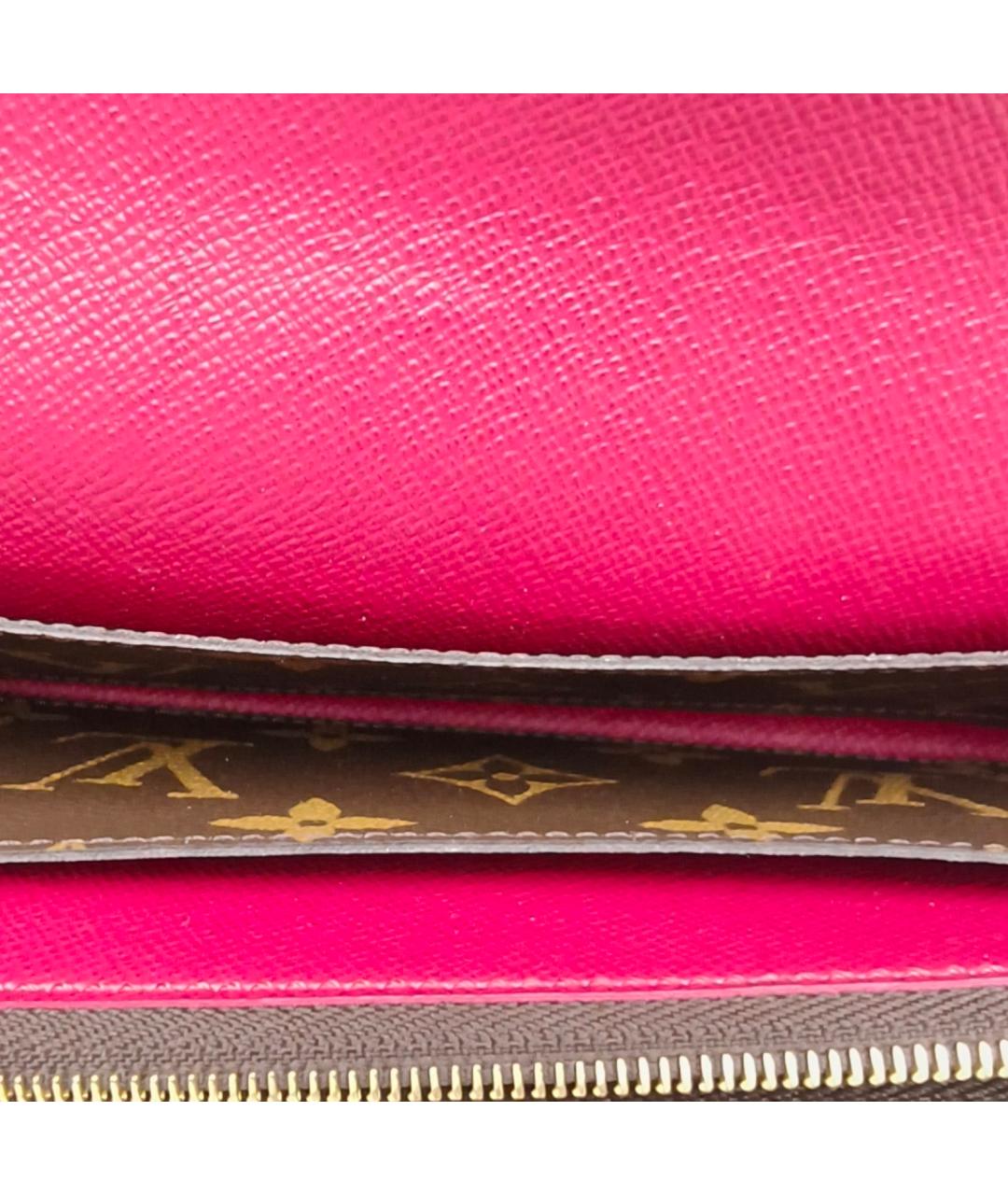 LOUIS VUITTON Коричневый кошелек, фото 7