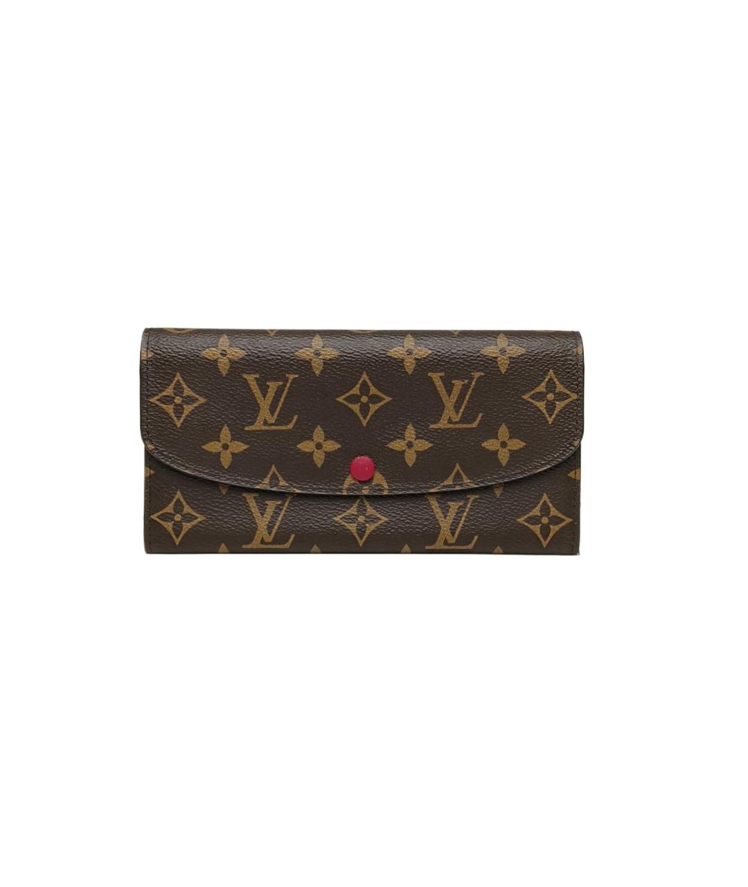 LOUIS VUITTON Коричневый кошелек, фото 10