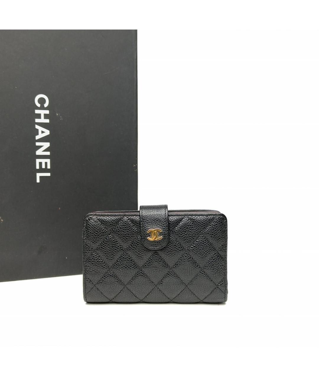 CHANEL Черный кошелек, фото 9