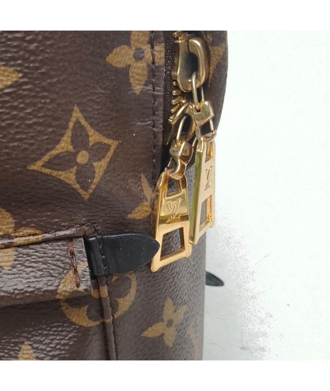 LOUIS VUITTON Коричневый рюкзак, фото 8