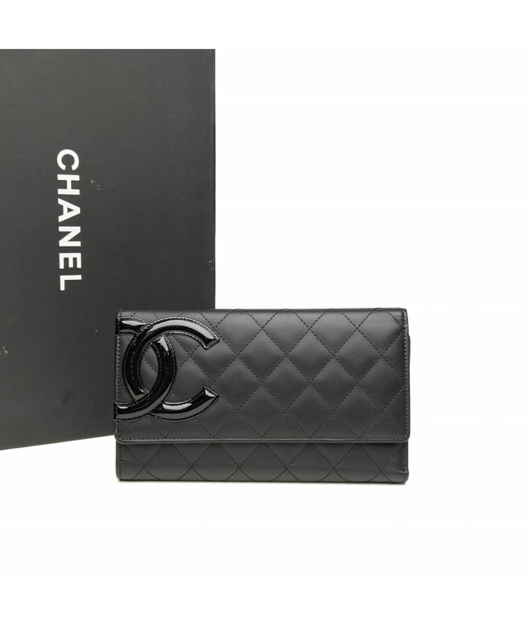 CHANEL Черный кошелек, фото 8