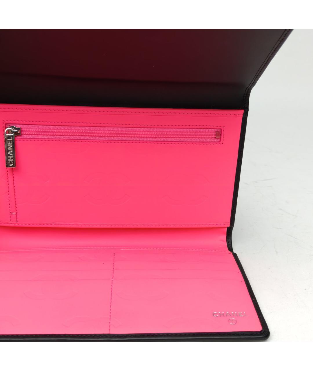 CHANEL Черный кошелек, фото 7