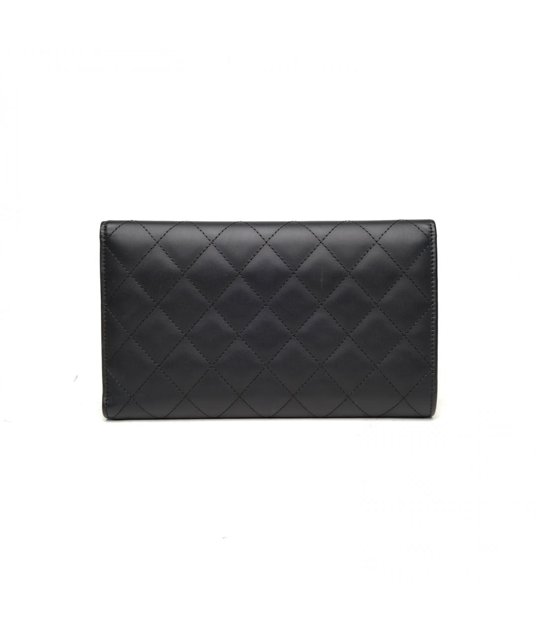 CHANEL Черный кошелек, фото 4