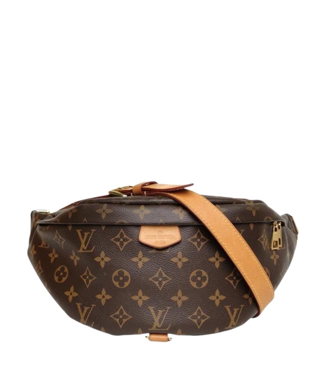 LOUIS VUITTON Коричневая поясная сумка, фото 1