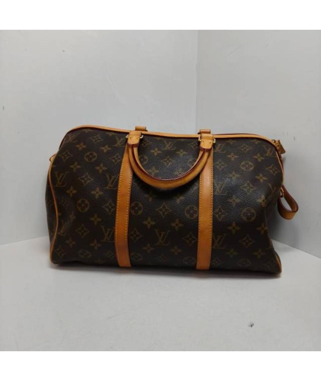 LOUIS VUITTON Коричневая дорожная/спортивная сумка, фото 9