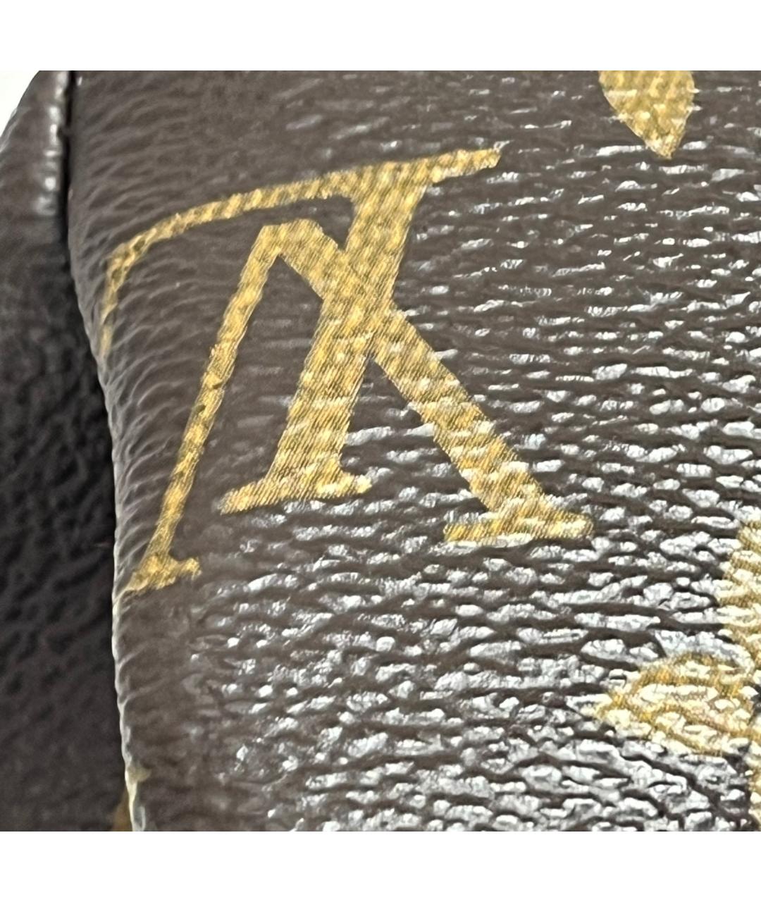 LOUIS VUITTON Коричневая кожаная сумка тоут, фото 3