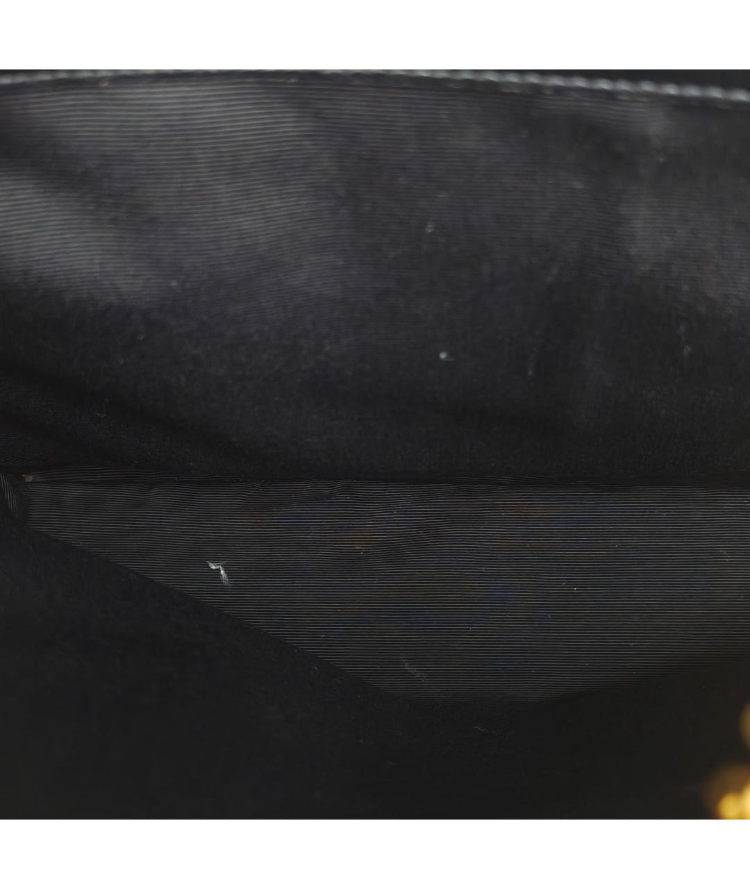 SAINT LAURENT Черная кожаная сумка тоут, фото 8
