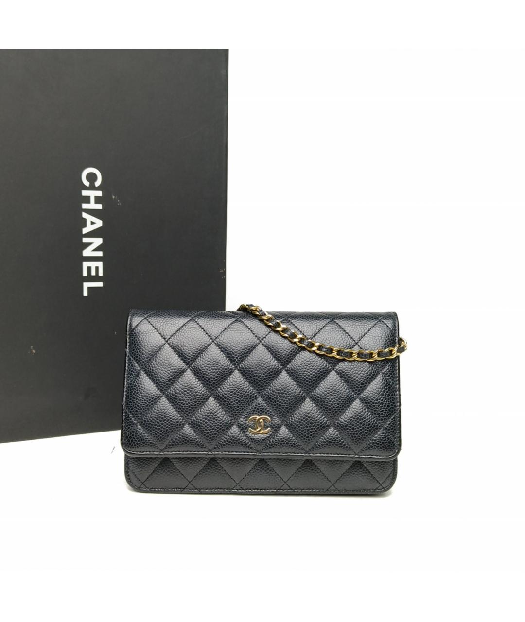 CHANEL Черная сумка через плечо, фото 9