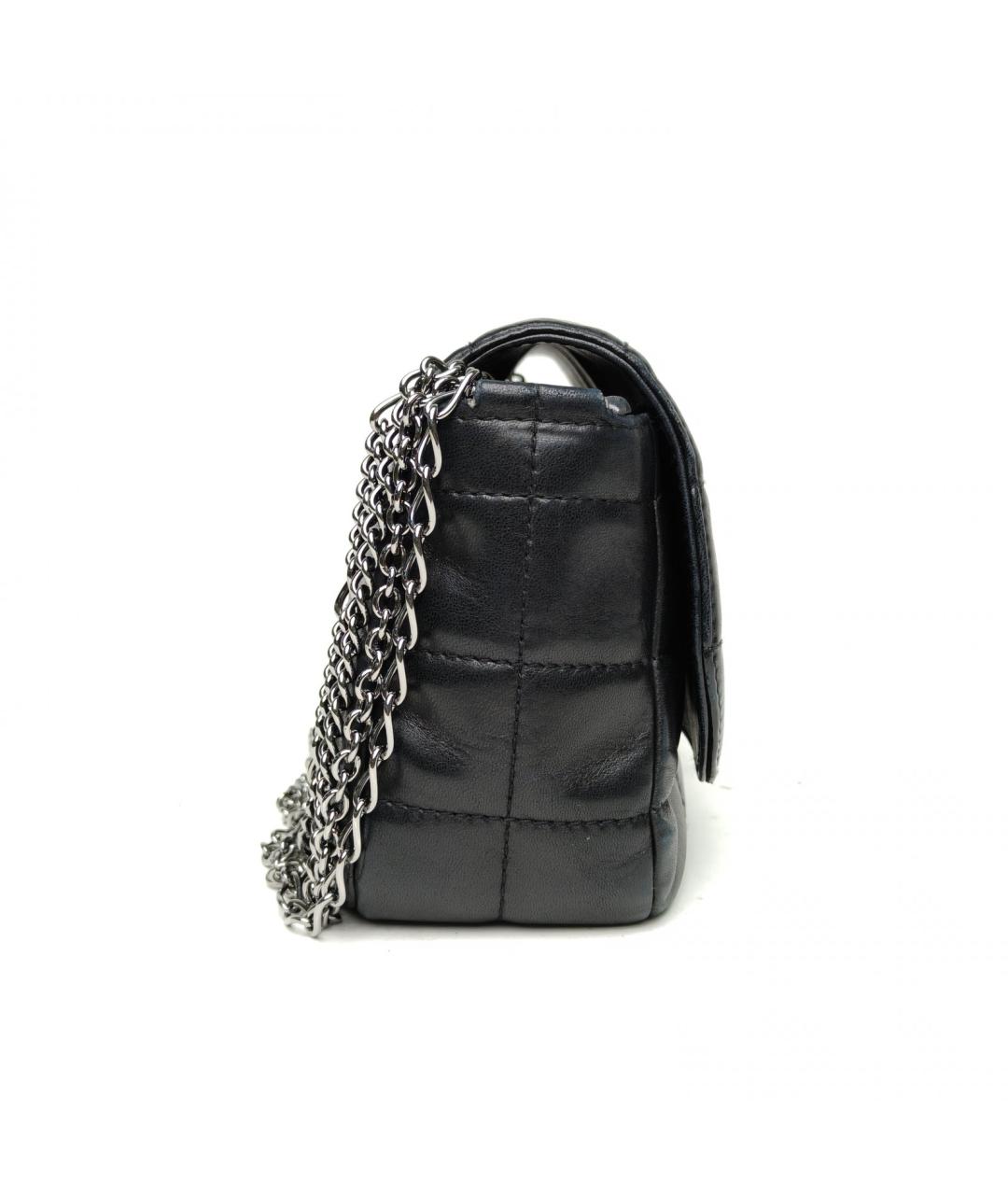 CHANEL Черная кожаная сумка через плечо, фото 5