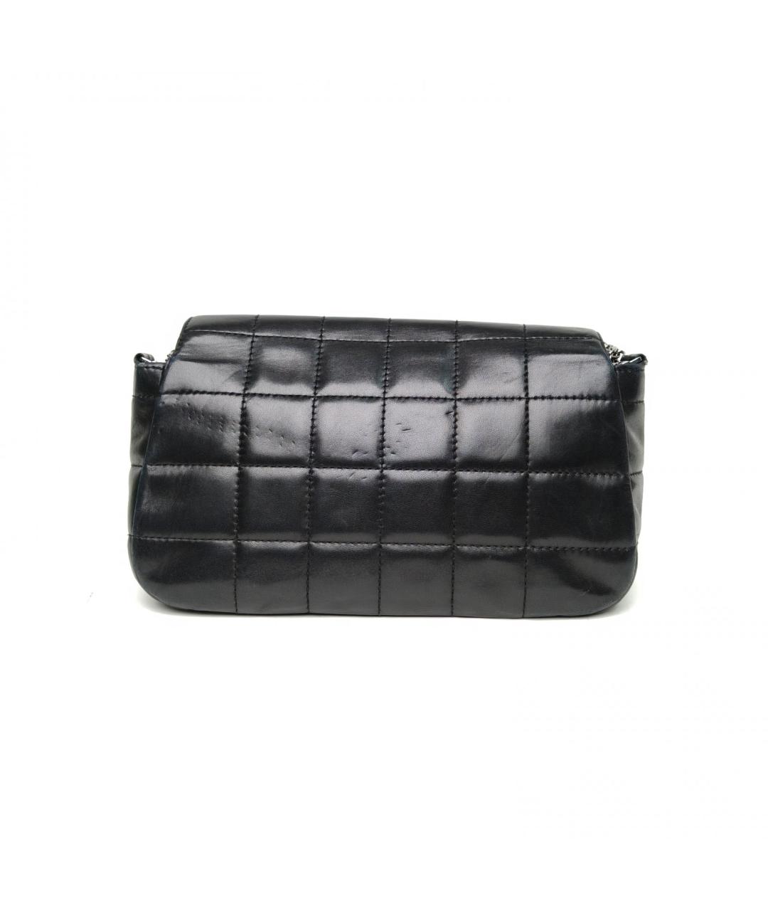CHANEL Черная кожаная сумка через плечо, фото 4
