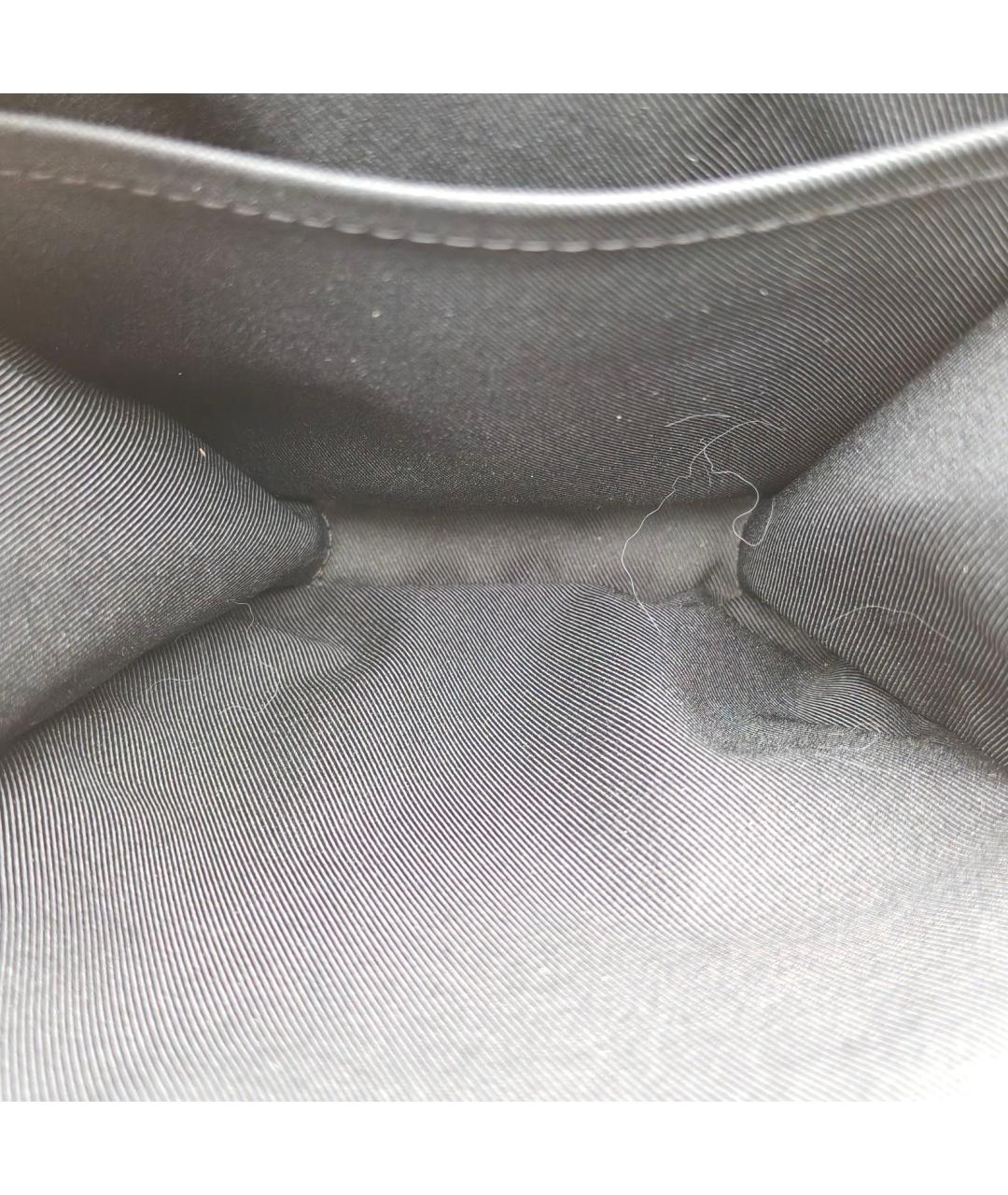 LOUIS VUITTON Белая кожаная барсетка, фото 7