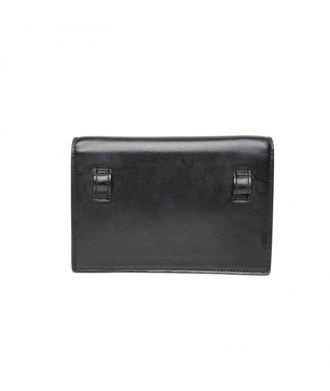 BALENCIAGA Черная кожаная сумка через плечо, фото 4