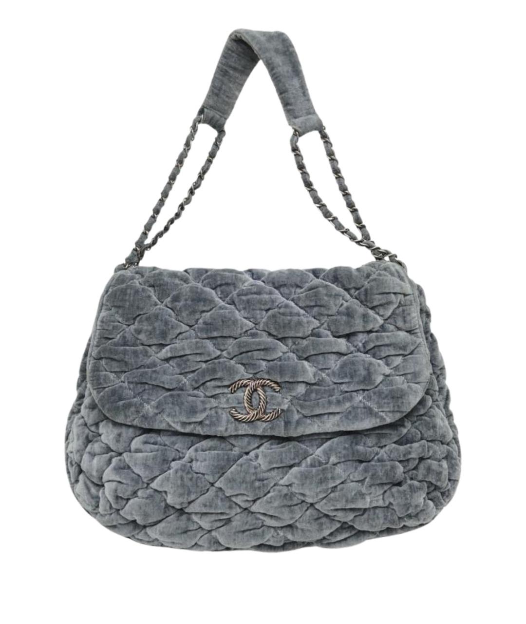 CHANEL Серая сумка с короткими ручками, фото 1