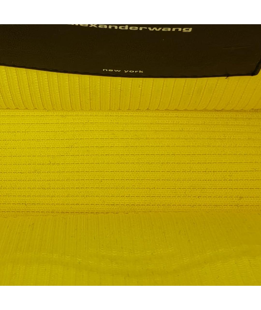 ALEXANDER WANG Желтая сумка с короткими ручками, фото 7