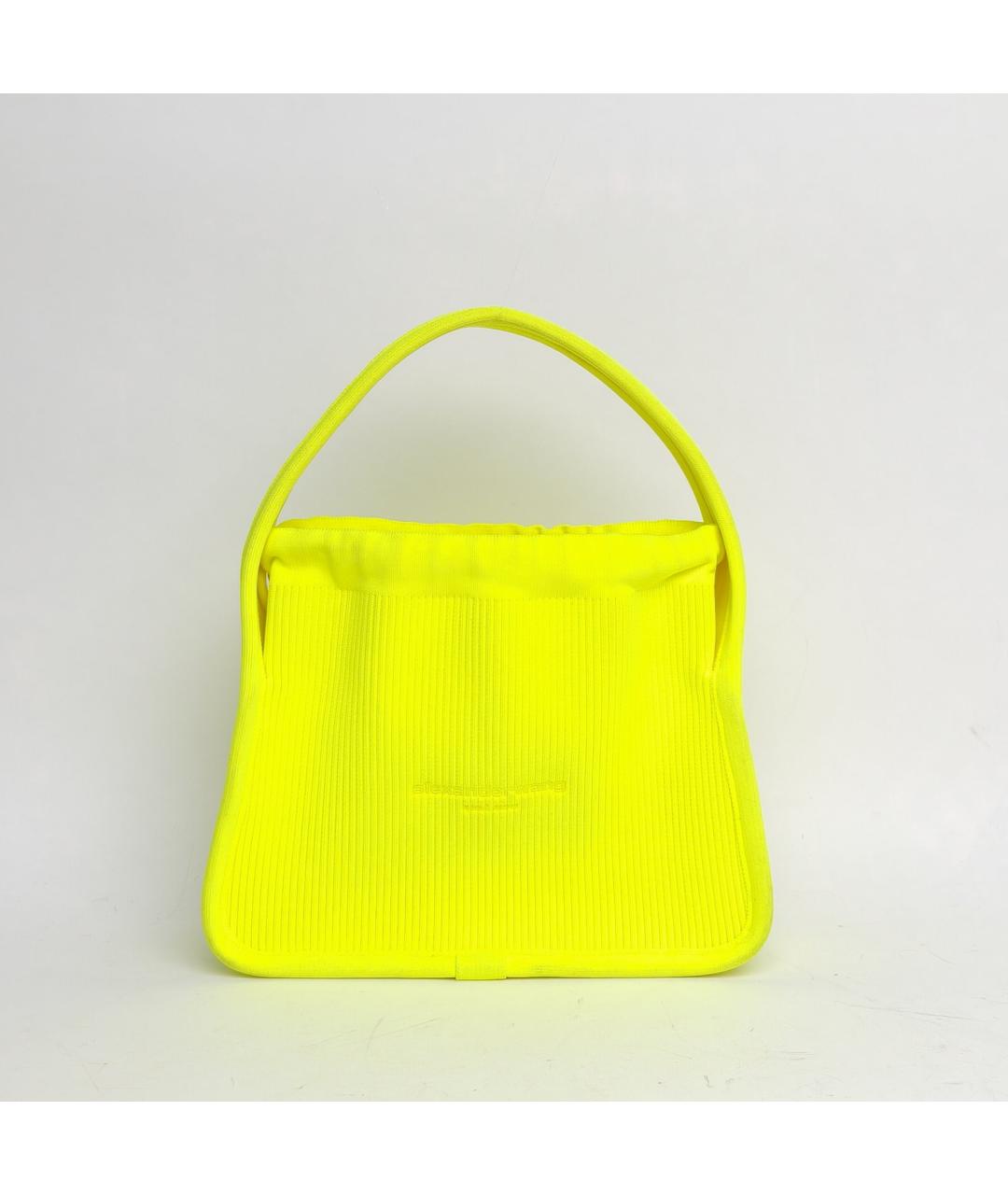 ALEXANDER WANG Желтая сумка с короткими ручками, фото 2