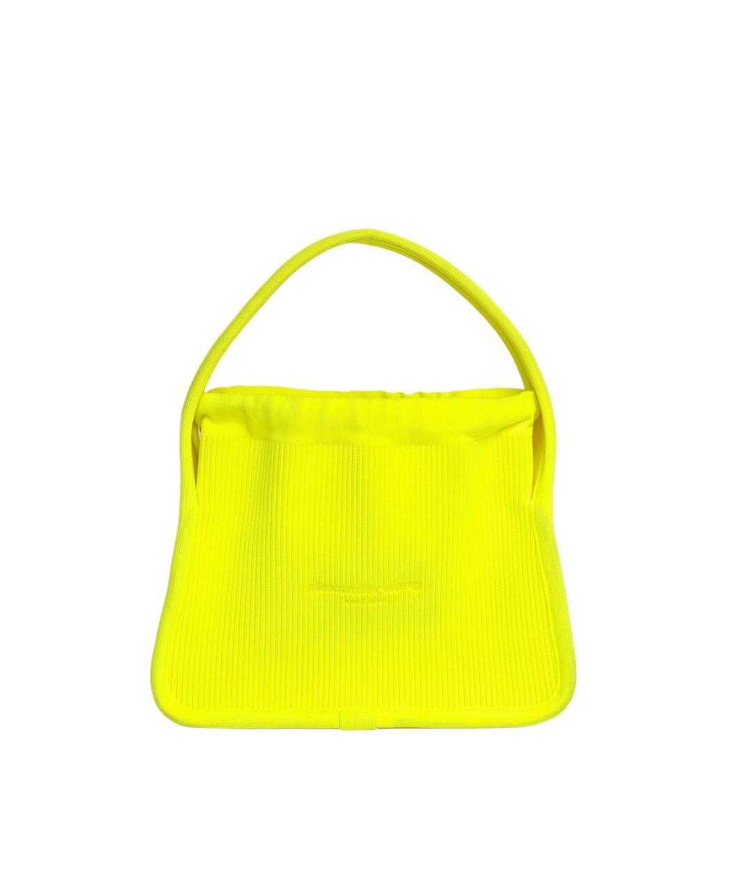 ALEXANDER WANG Желтая сумка с короткими ручками, фото 10