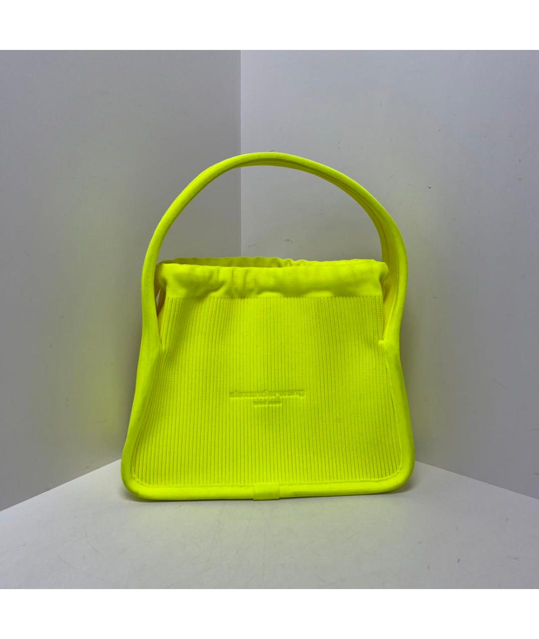 ALEXANDER WANG Желтая сумка с короткими ручками, фото 8