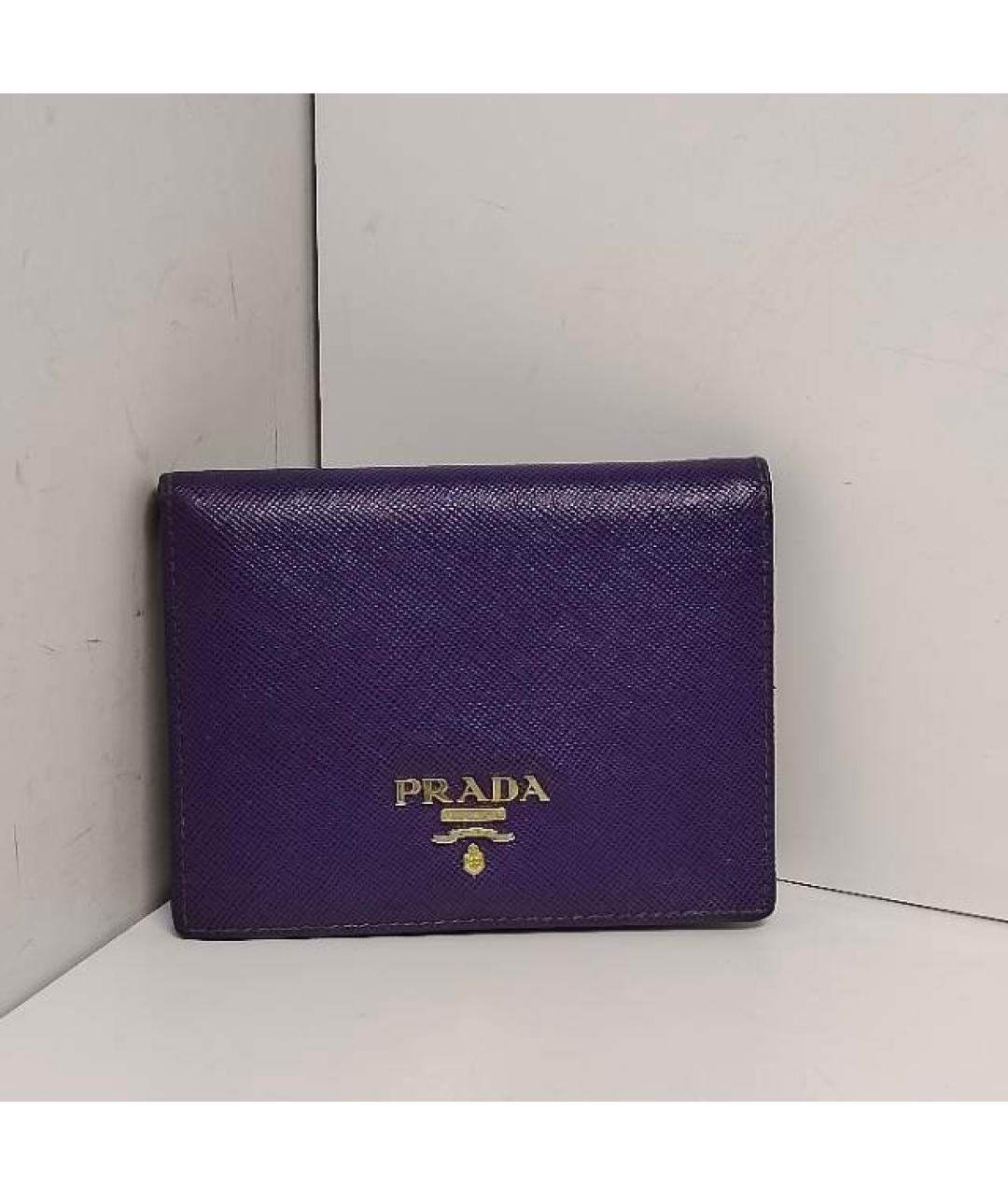 PRADA Фиолетовый кошелек, фото 9