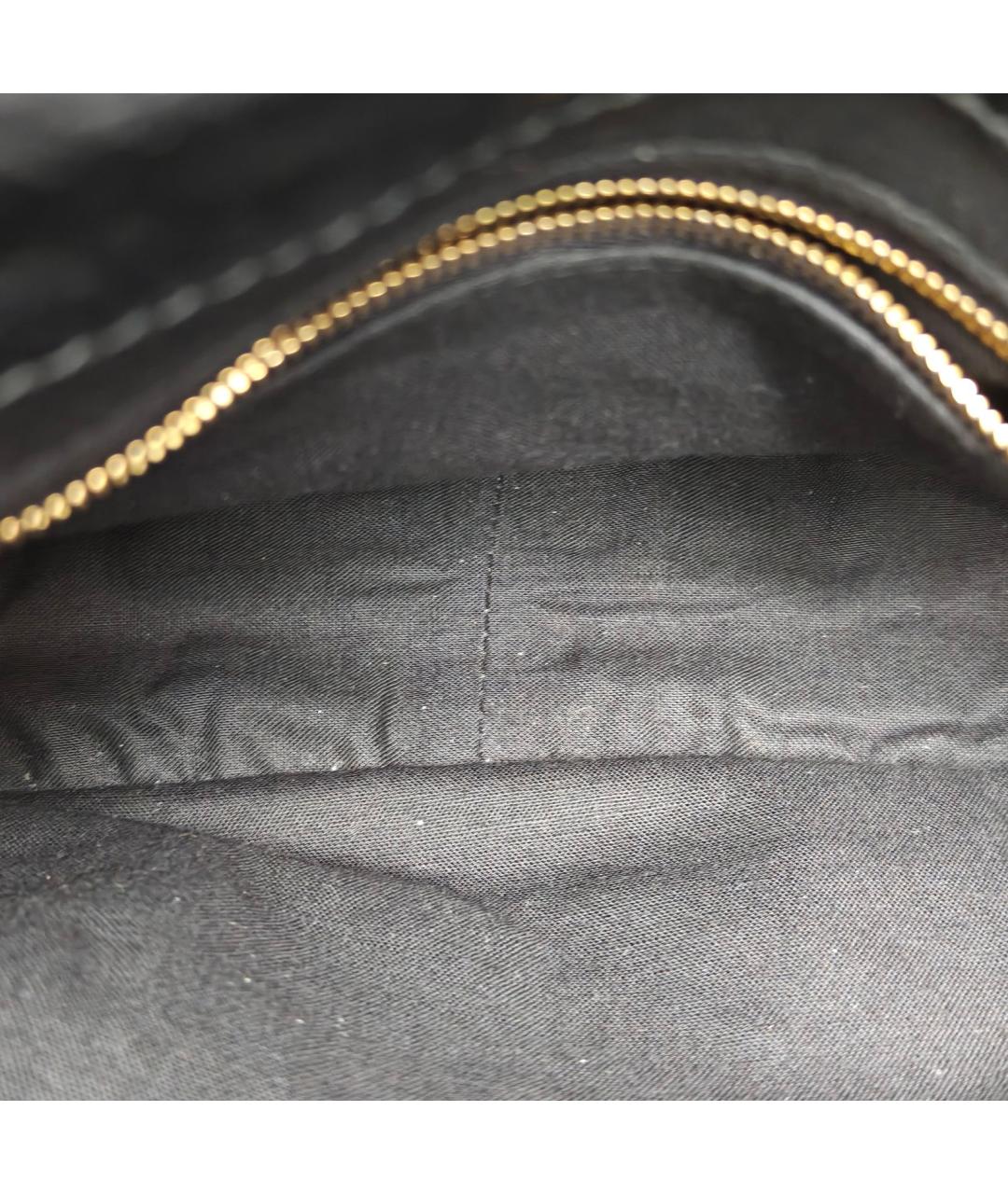 BALENCIAGA Черная сумка через плечо из лакированной кожи, фото 8