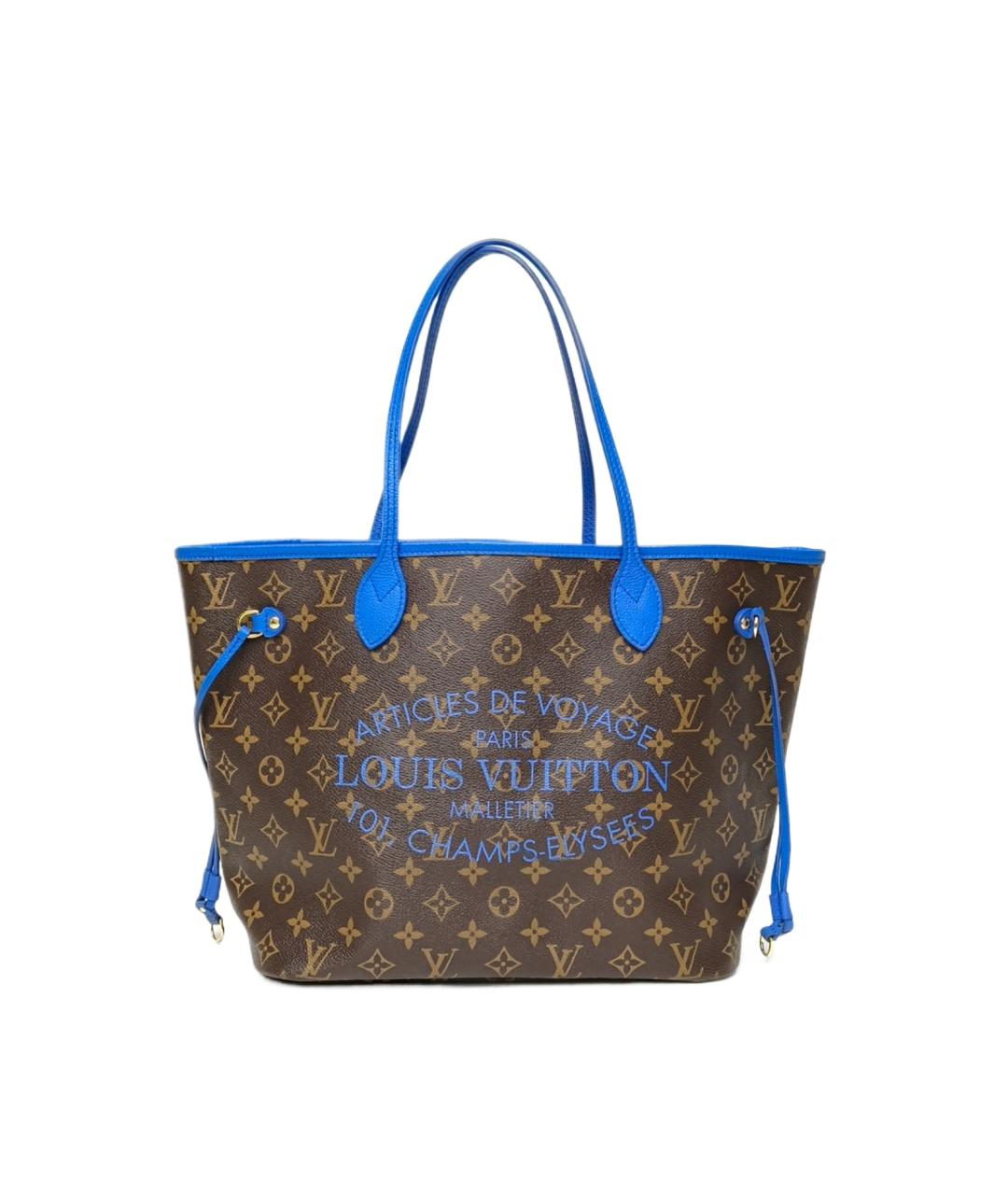 LOUIS VUITTON Коричневая сумка тоут, фото 10