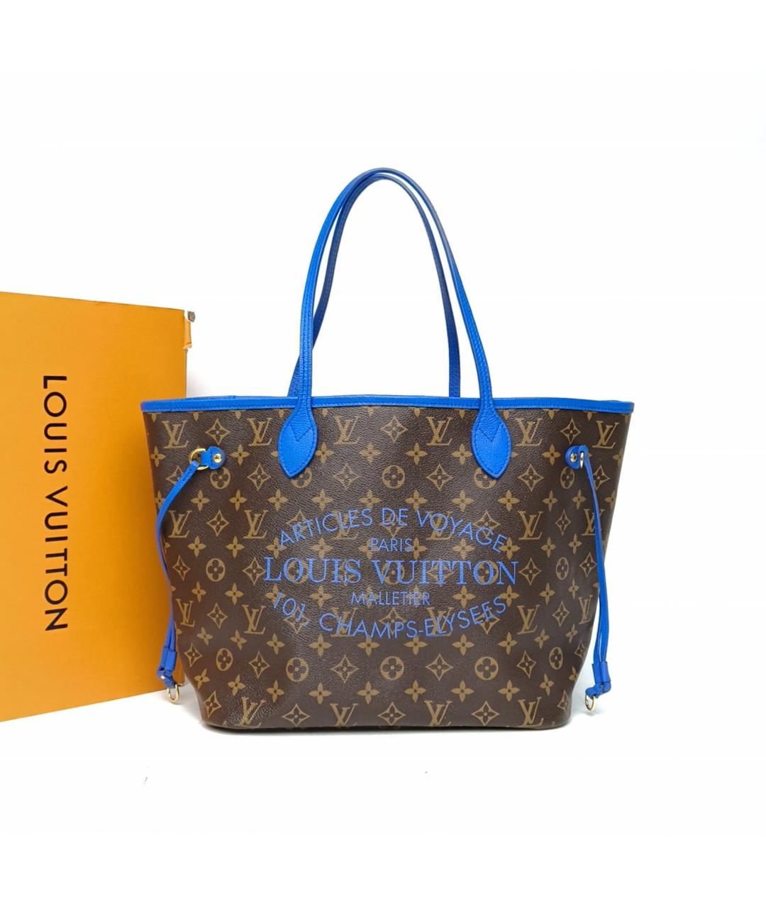 LOUIS VUITTON Коричневая сумка тоут, фото 8
