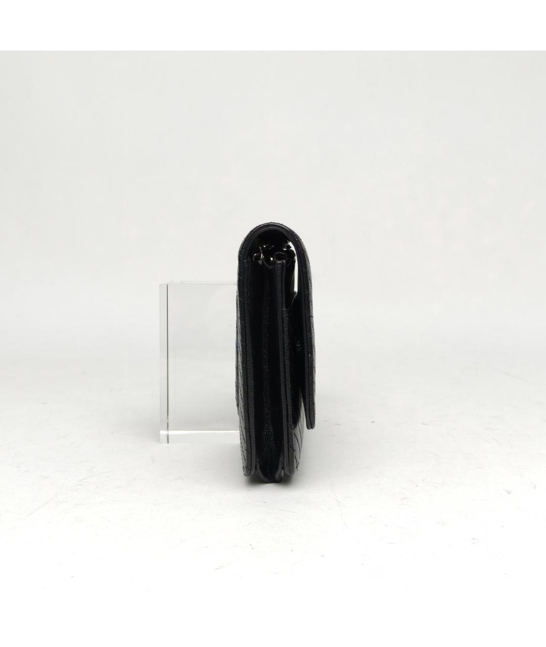 CHANEL Черная кожаная сумка через плечо, фото 3