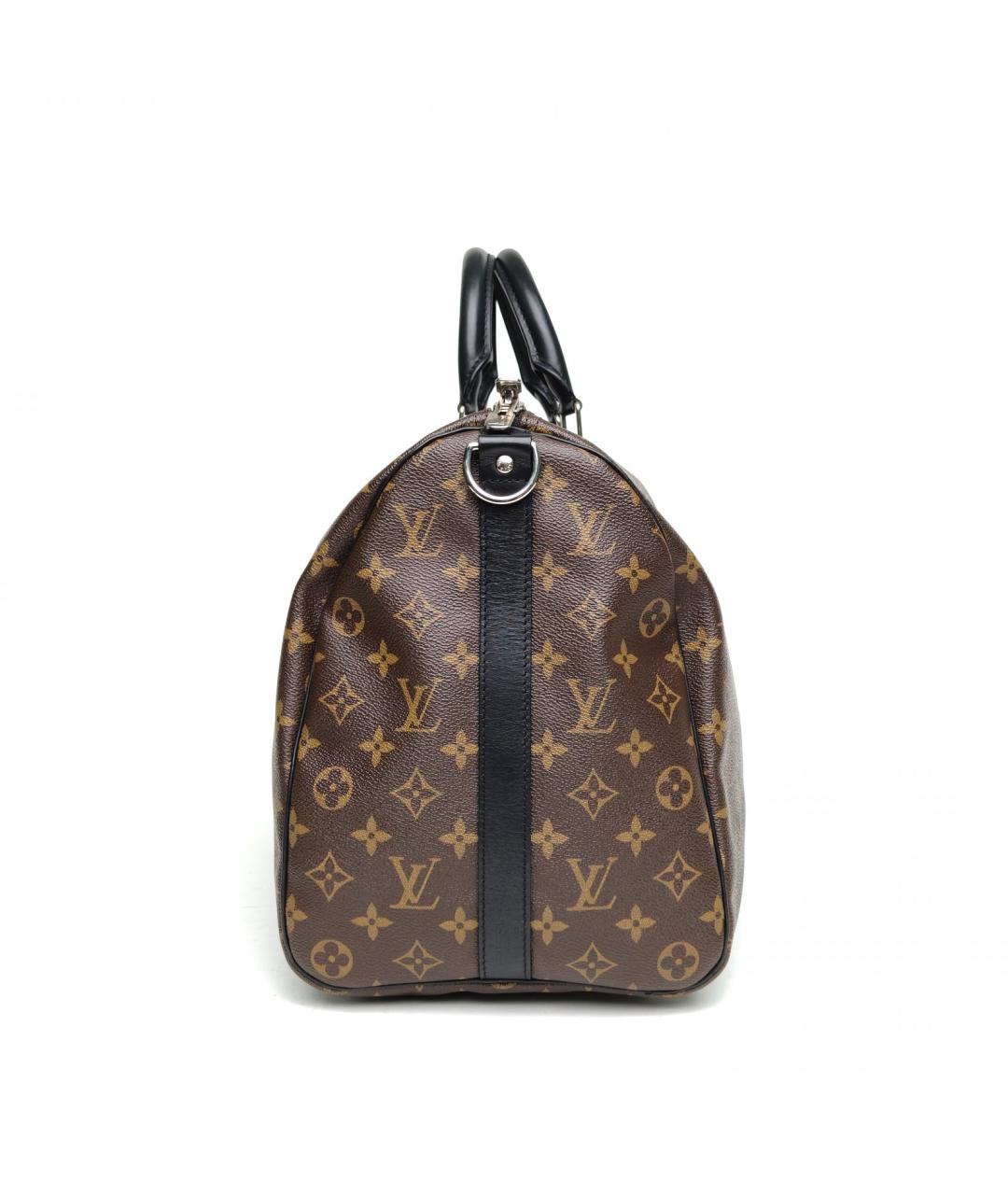 LOUIS VUITTON Коричневая кожаная дорожная/спортивная сумка, фото 5