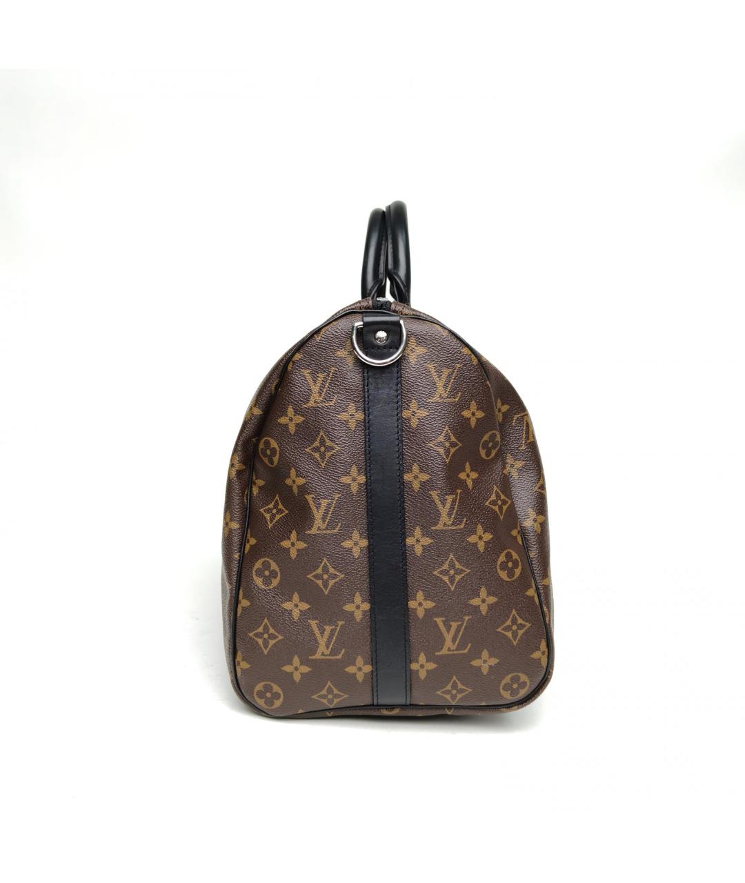 LOUIS VUITTON Коричневая кожаная дорожная/спортивная сумка, фото 3