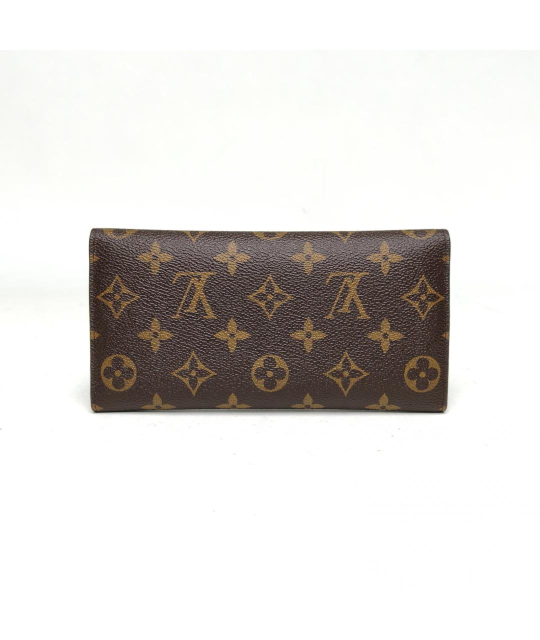 LOUIS VUITTON Коричневый кошелек, фото 4