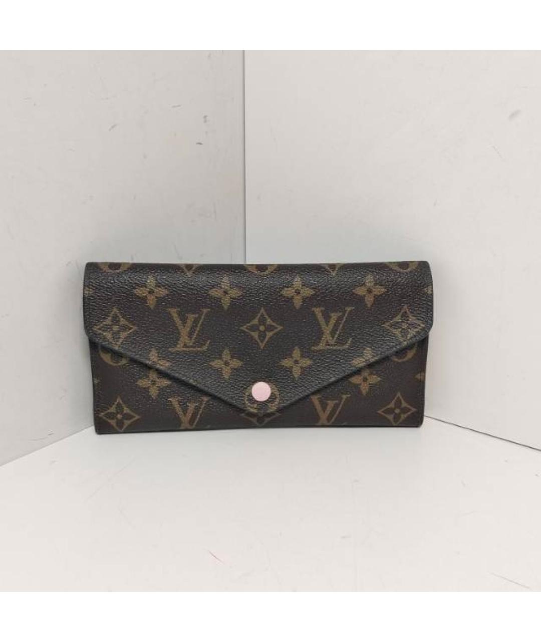 LOUIS VUITTON Коричневый кошелек, фото 9