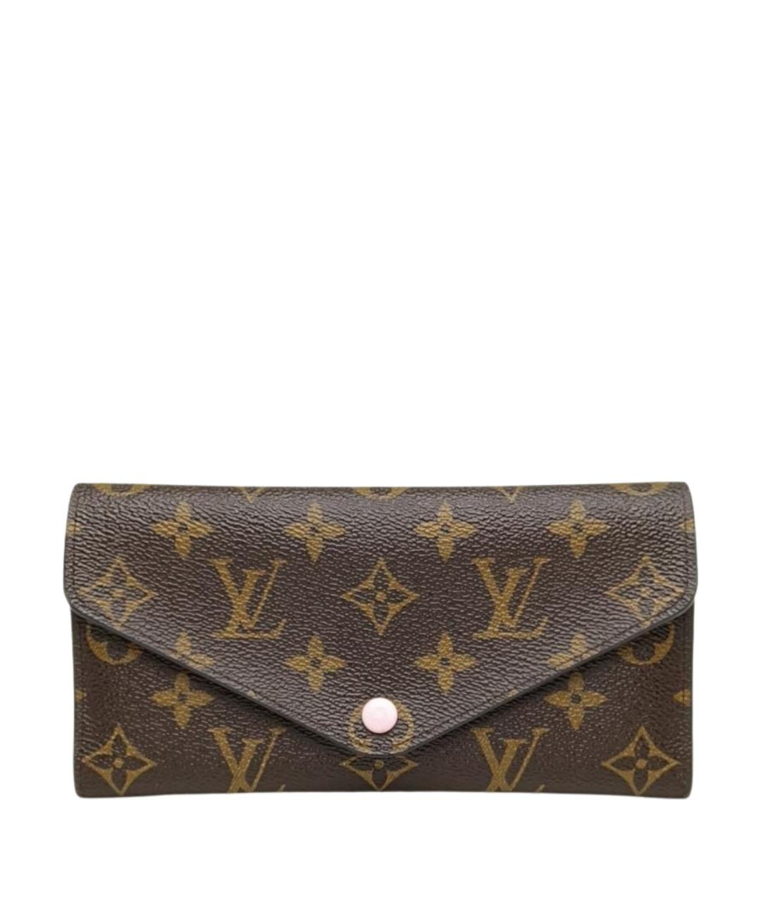 LOUIS VUITTON Коричневый кошелек, фото 1