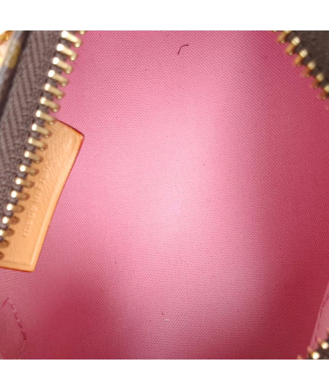 LOUIS VUITTON Коричневая сумка с короткими ручками, фото 7