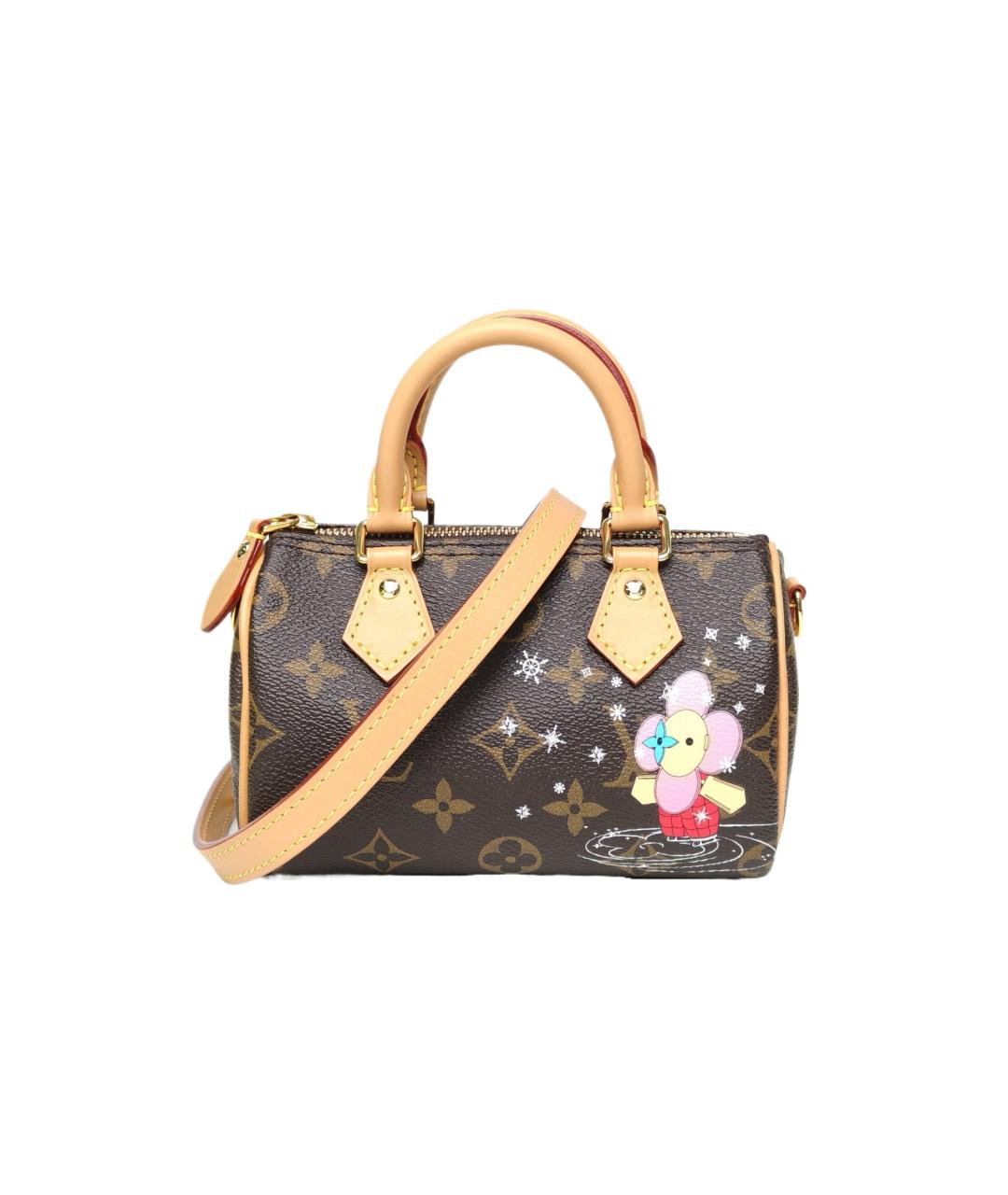 LOUIS VUITTON Коричневая сумка с короткими ручками, фото 10