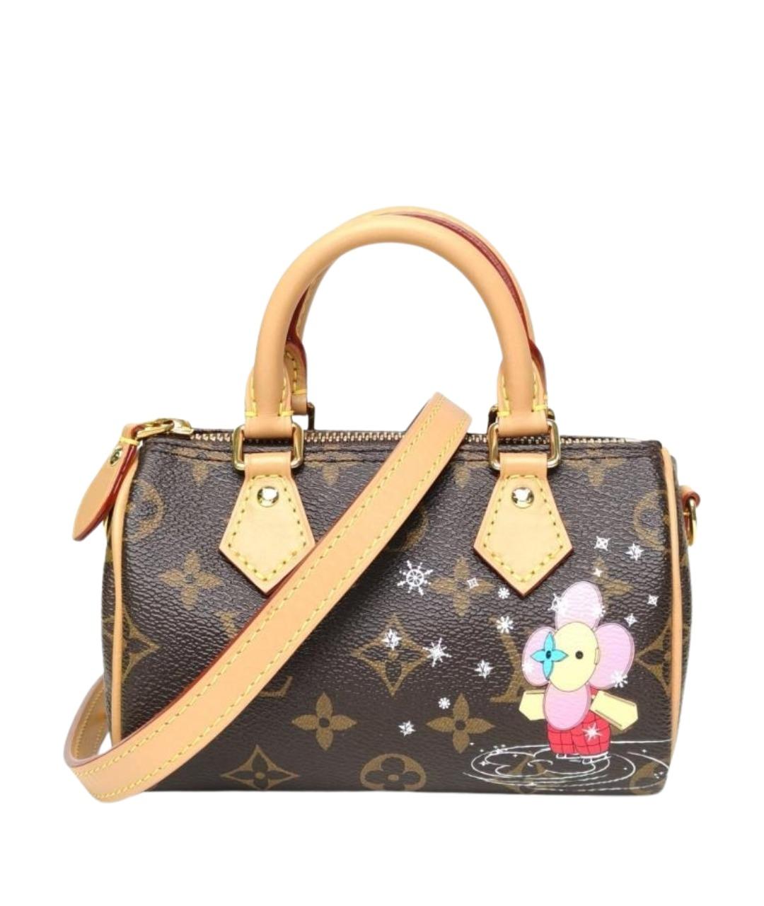 LOUIS VUITTON Коричневая сумка с короткими ручками, фото 2