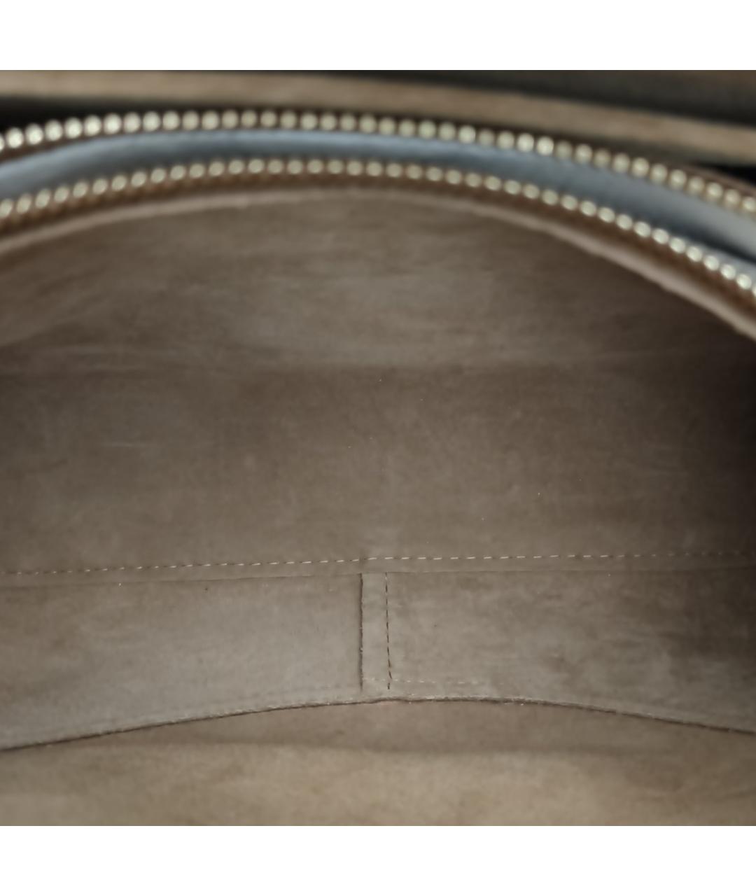 LOEWE Коричневая кожаная сумка с короткими ручками, фото 7