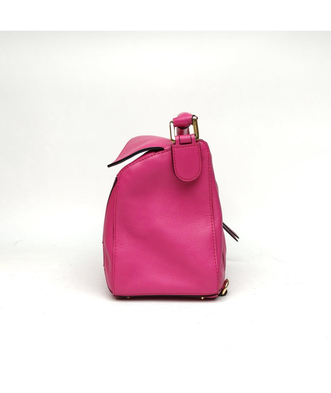 LOEWE Розовая кожаная сумка через плечо, фото 5