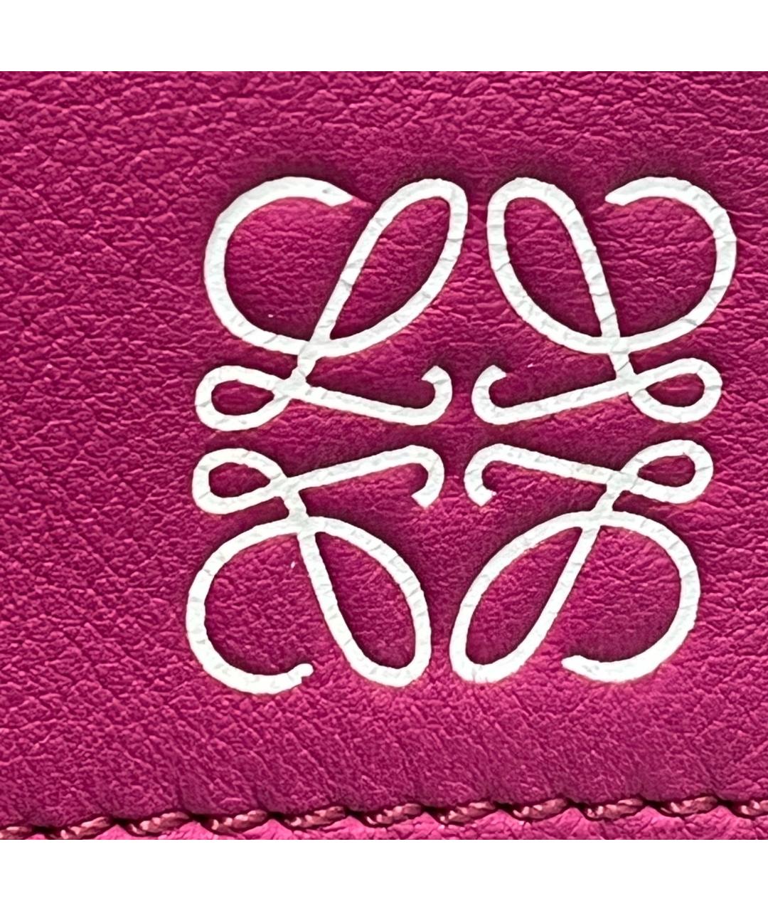 LOEWE Розовая кожаная сумка через плечо, фото 9