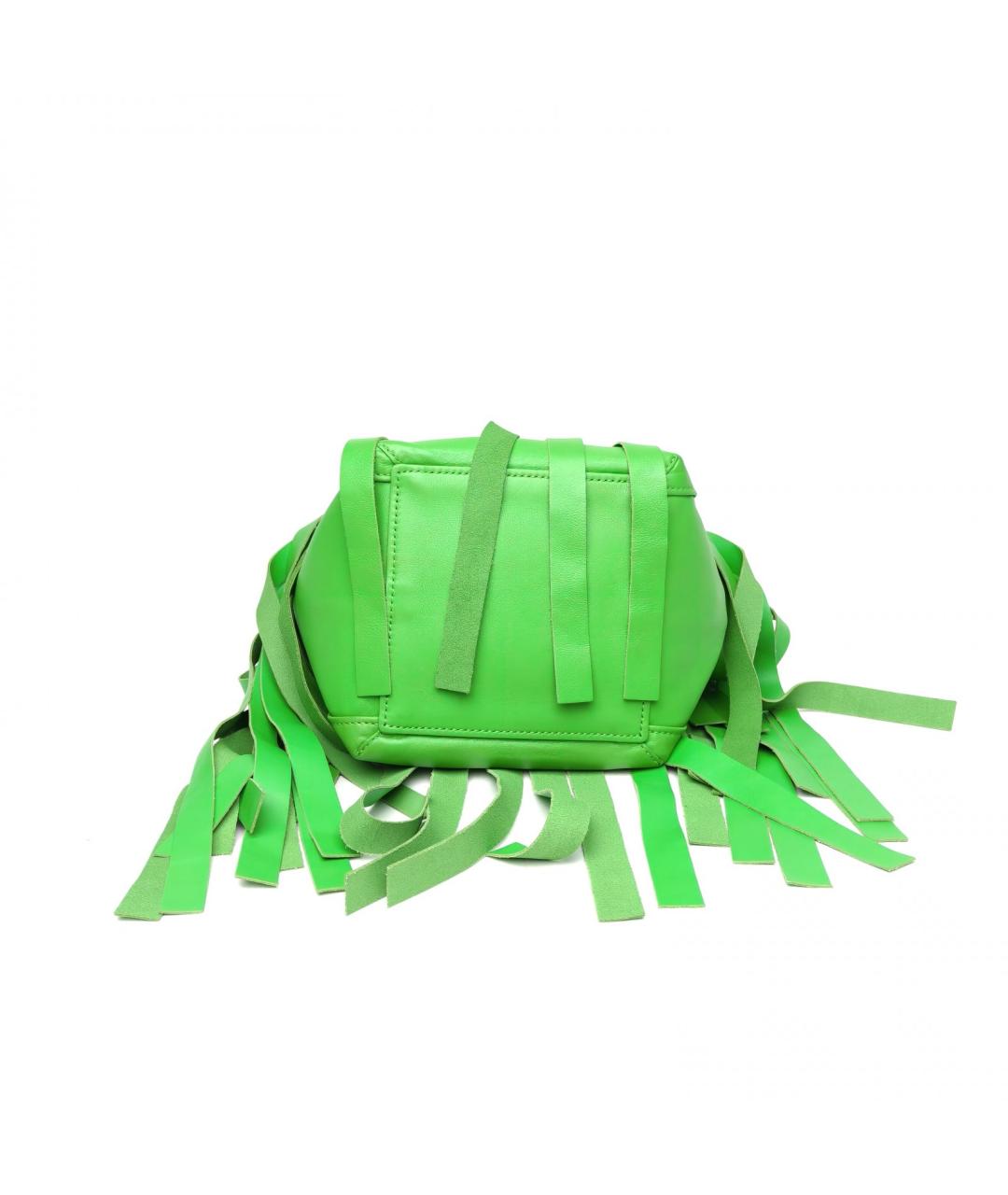 BALENCIAGA Зеленая кожаная сумка с короткими ручками, фото 6