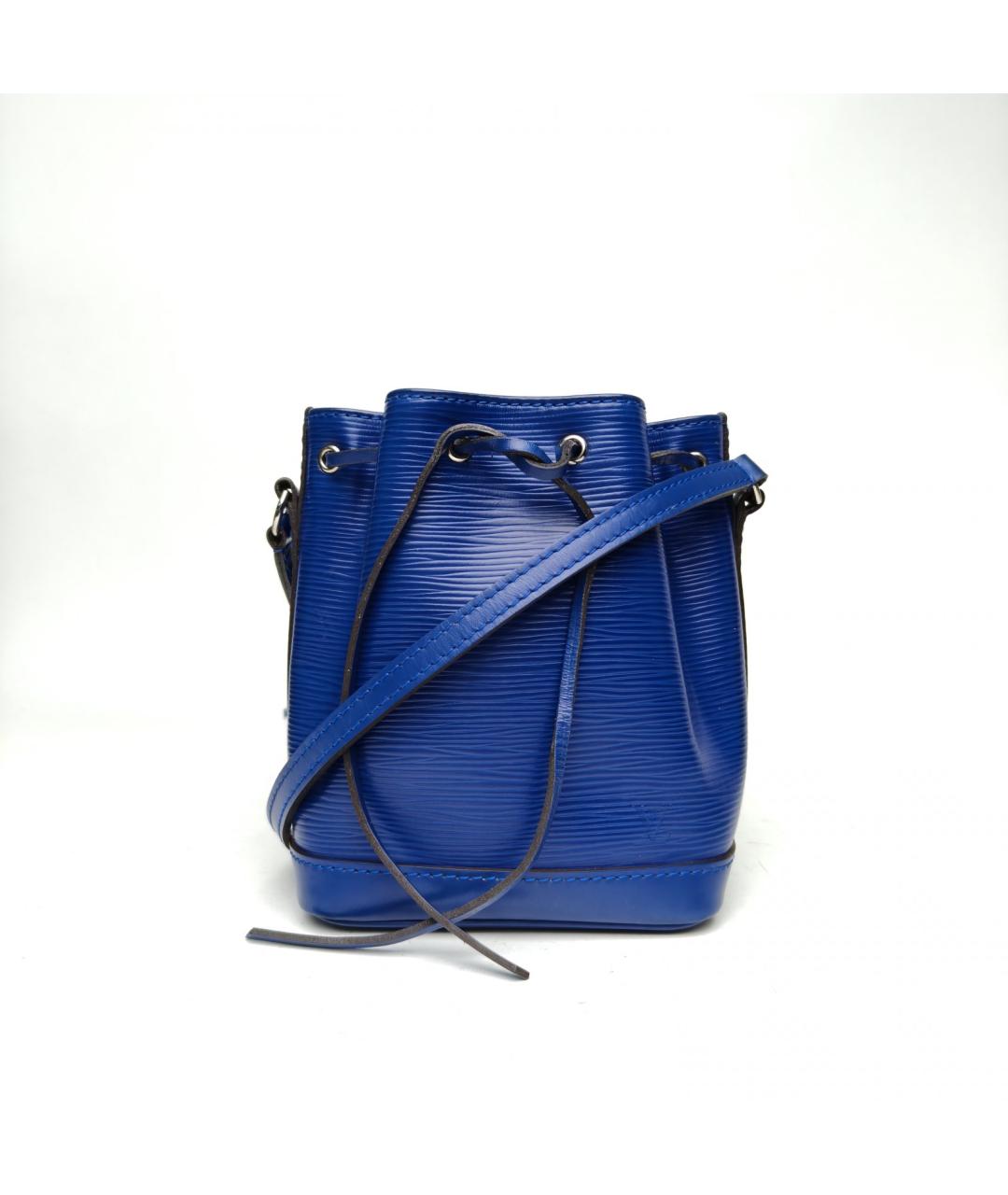 LOUIS VUITTON Синяя кожаная сумка через плечо, фото 2